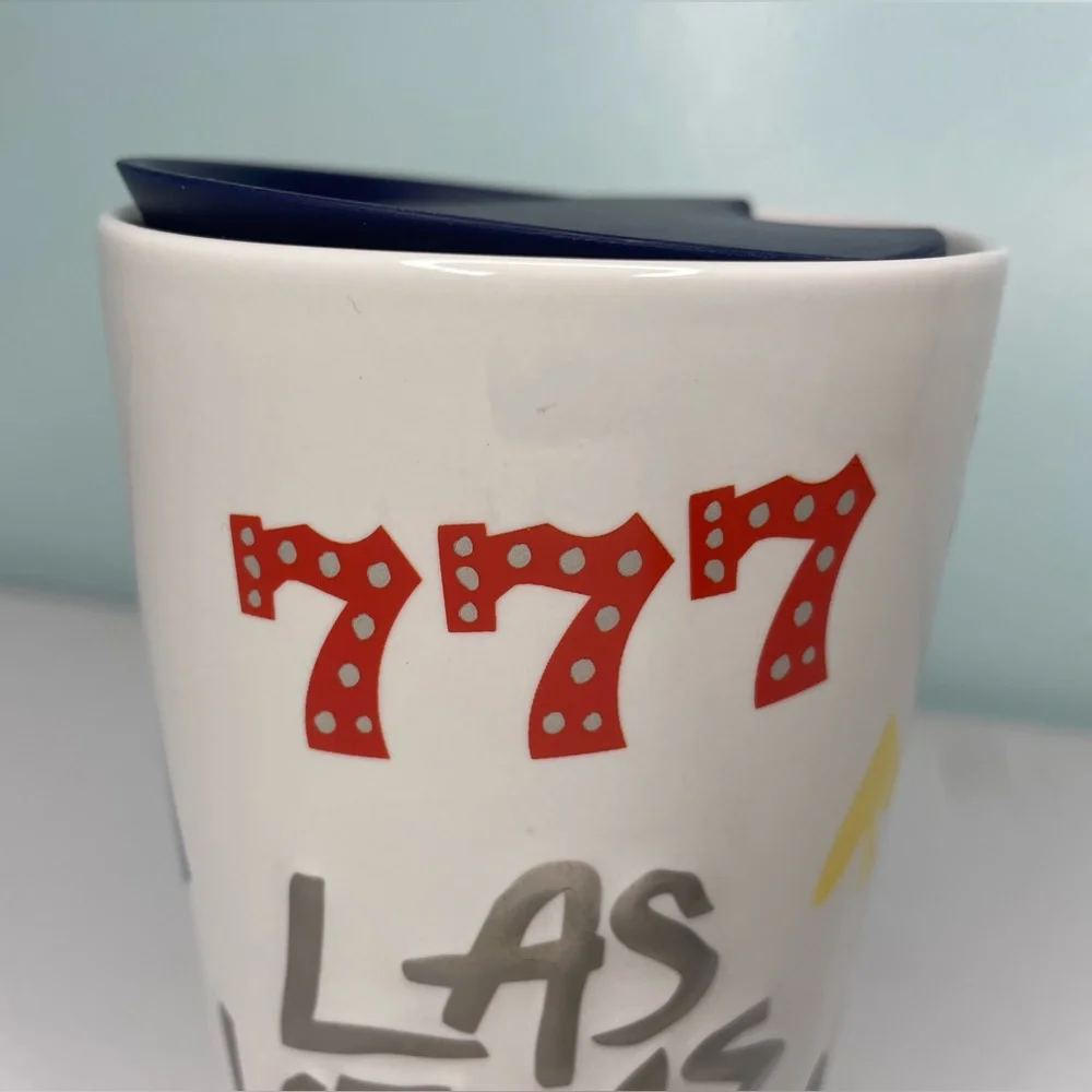 Starbucks Las Vegas Ceramic Travel Tumbler  with Lid